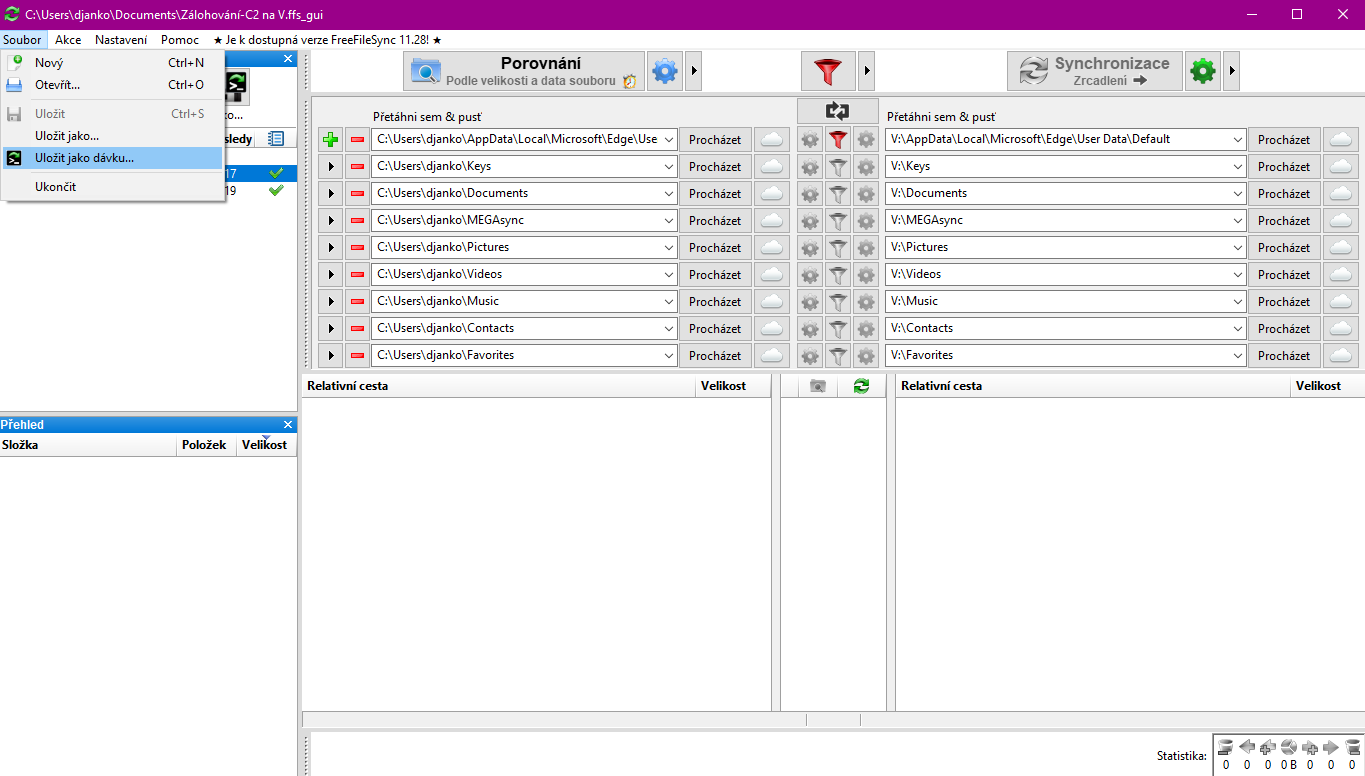 FreeFileSync - Kybernetická bezpečnosť