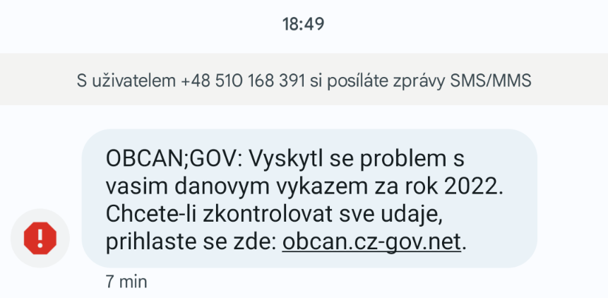 Podvodná SMS - Význam digitálnych technológií a ich riziká - Význam digitálnych technológií a ich riziká