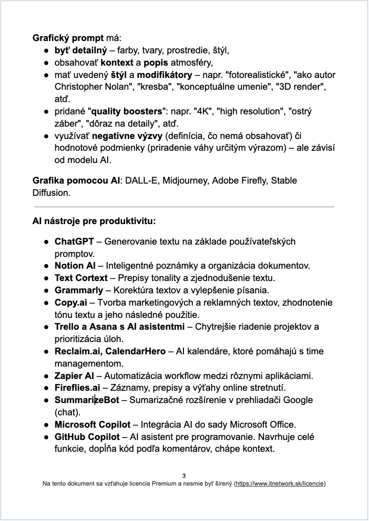 Ťahák kurzov AI - AI - Majstrovstvá produktivity s umelou inteligenciou