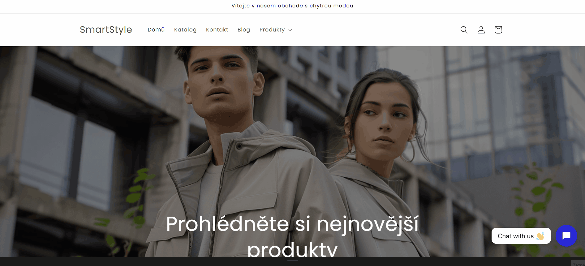Projekt e-shop s využitím AI