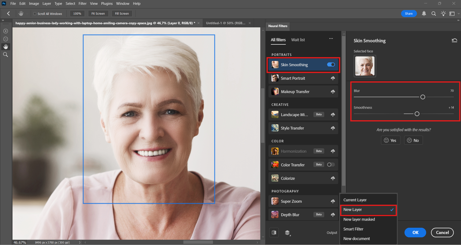 Zjemnenie pleti - Použitie AI v aplikáciách - Použitie AI v aplikáciách