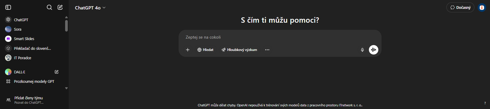 ChatGPT - Použitie AI v aplikáciách - Použitie AI v aplikáciách
