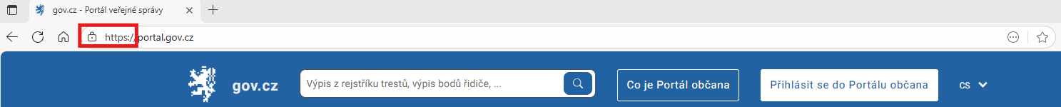 Bezpečné pripojenie https - Komunikácia s úradmi - Komunikácia s úradmi