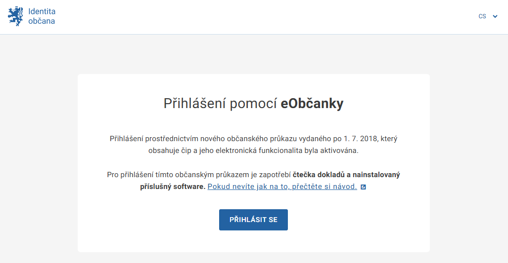 Prihlásenie eObčiankou - Komunikácia s úradmi - Komunikácia s úradmi