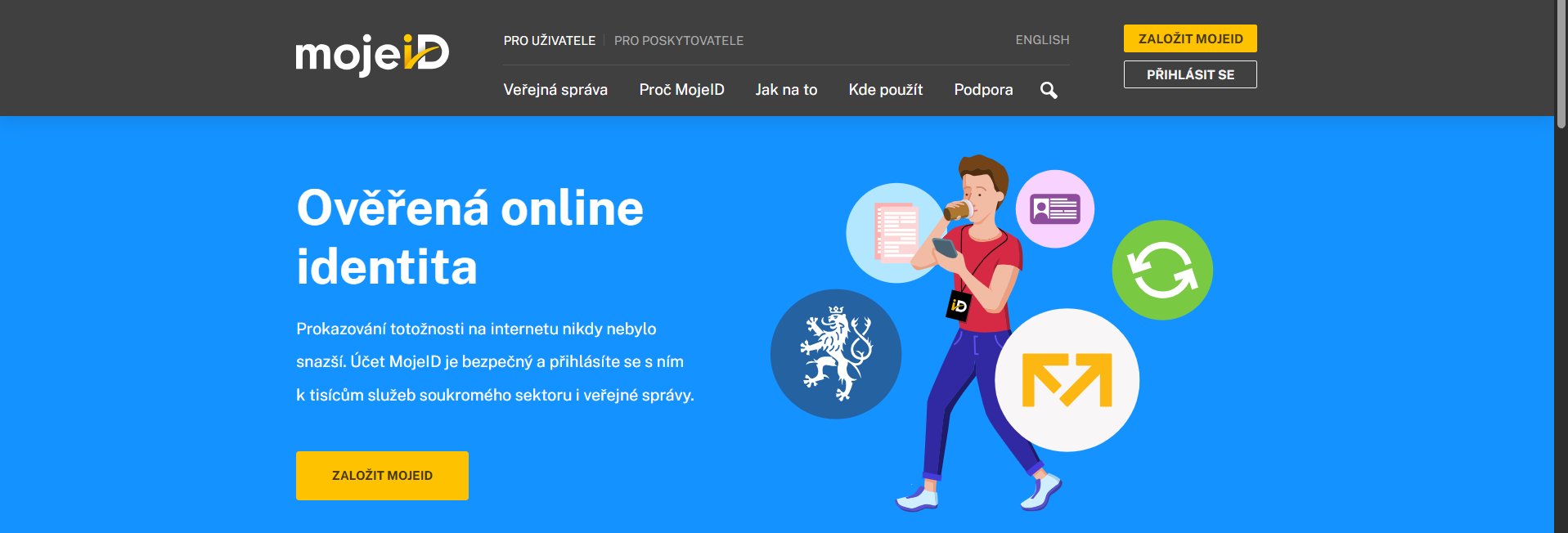 Založenie MojeID - Elektronická identita občana - Elektronická identita občana