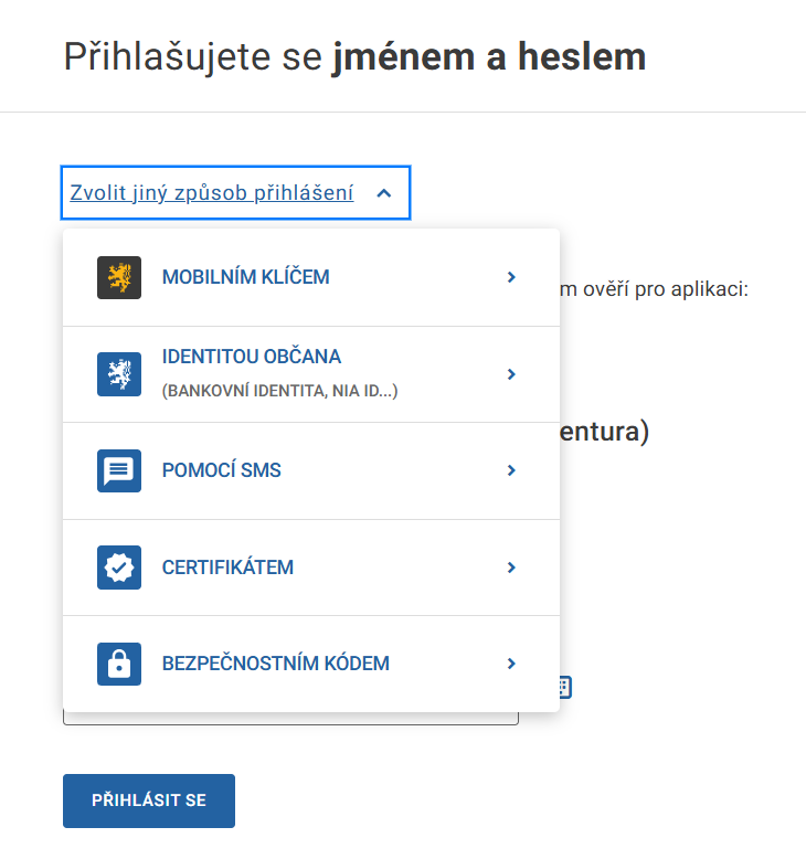 Spôsoby prihlasovania - Komunikácia s úradmi - Komunikácia s úradmi