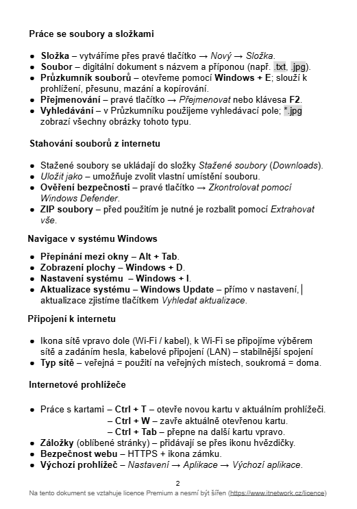 Náhľad ťaháka - Základné ovládanie PC - Základné ovládanie PC