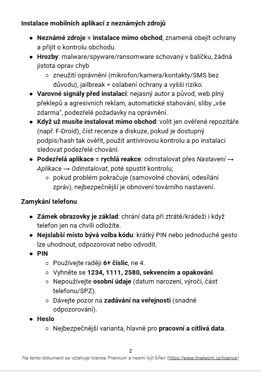 Náhľad ťaháka - Kyberbezpečnosť na mobilných zariadeniach - Kyberbezpečnosť na mobilných zariadeniach