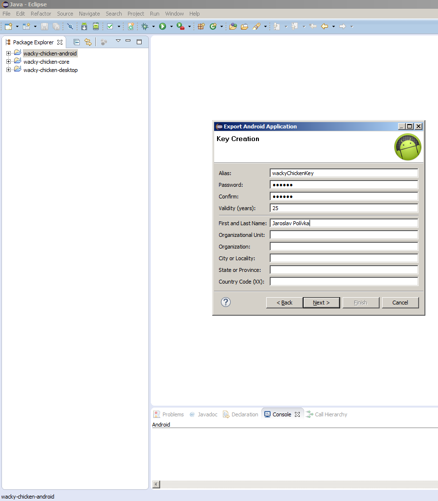 Vytvoríme si svoj kľúč - Programujeme Android hru