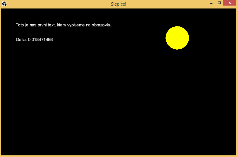Kruh sa úspešne vykreslil … - Programujeme Android hru