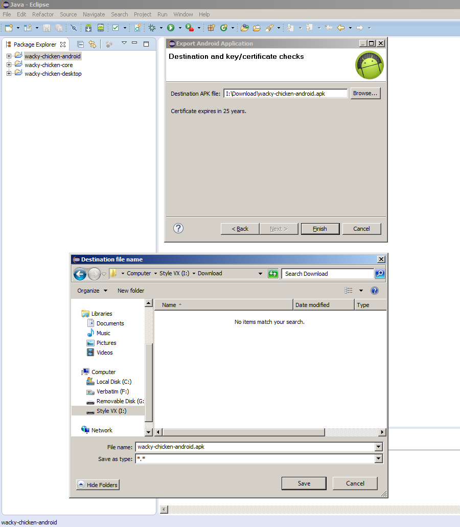 Balíček uložíme do zariadenia - Programujeme Android hru