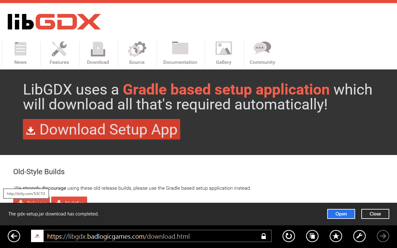 stiahnutie libgdx - Programujeme Android hru