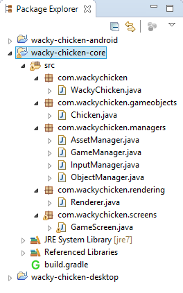 Balíčky a v nich triedy … - Programujeme Android hru