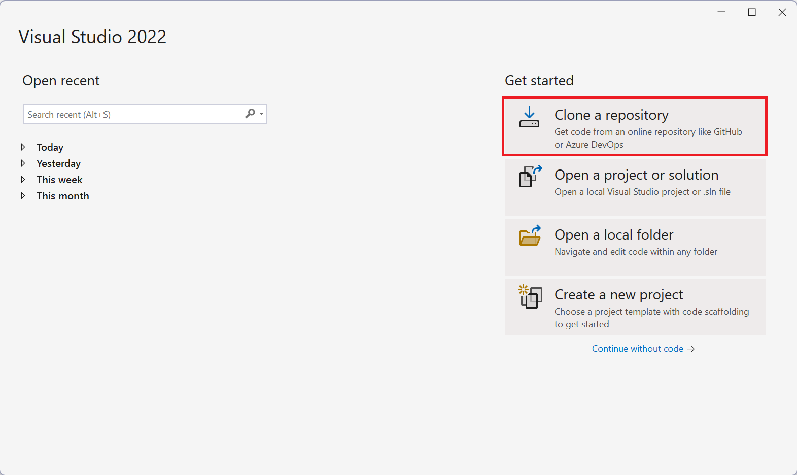 Klonovanie repozitára - Základná konštrukcia jazyka C# .NET