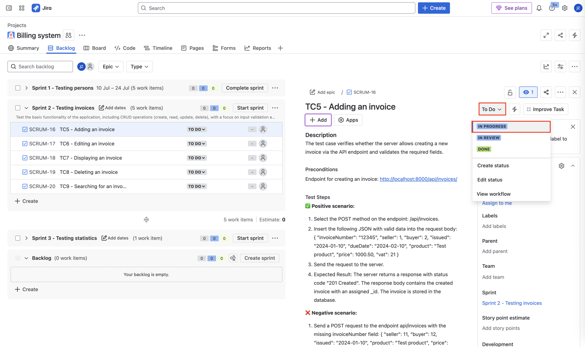 Jira - Testovanie softvéru