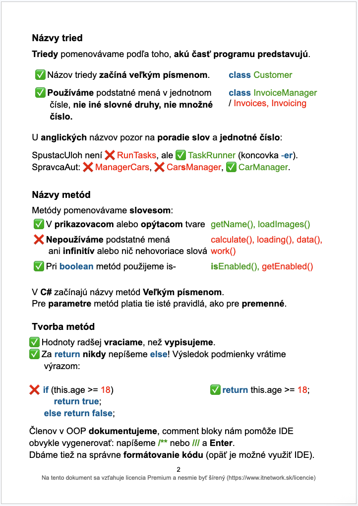 Best practices pre návrh softwaru
