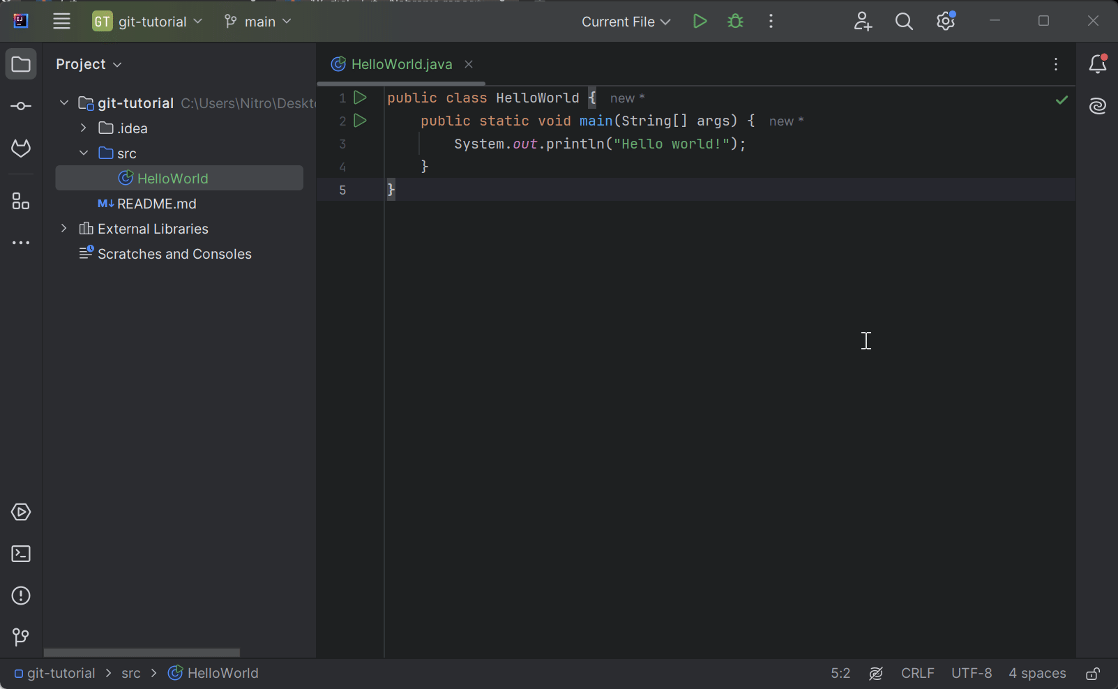 Commit projektu - Git