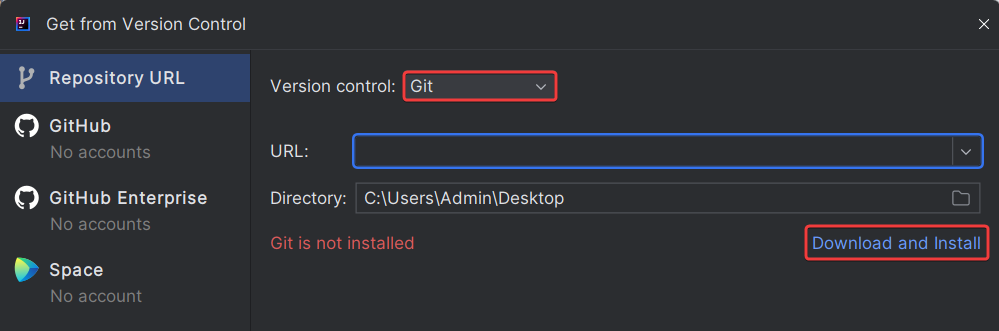 Inštalácia Gitu v IntelliJ - Git