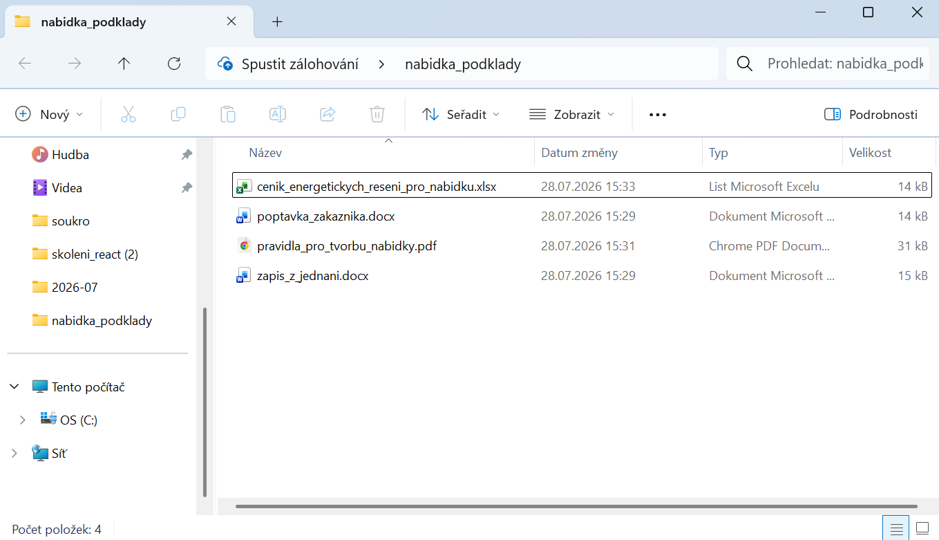 Podklady pre vytvorenie obchodnej ponuky s Copilotom vo Worde - Základy Microsoft Word - Základy Microsoft Word