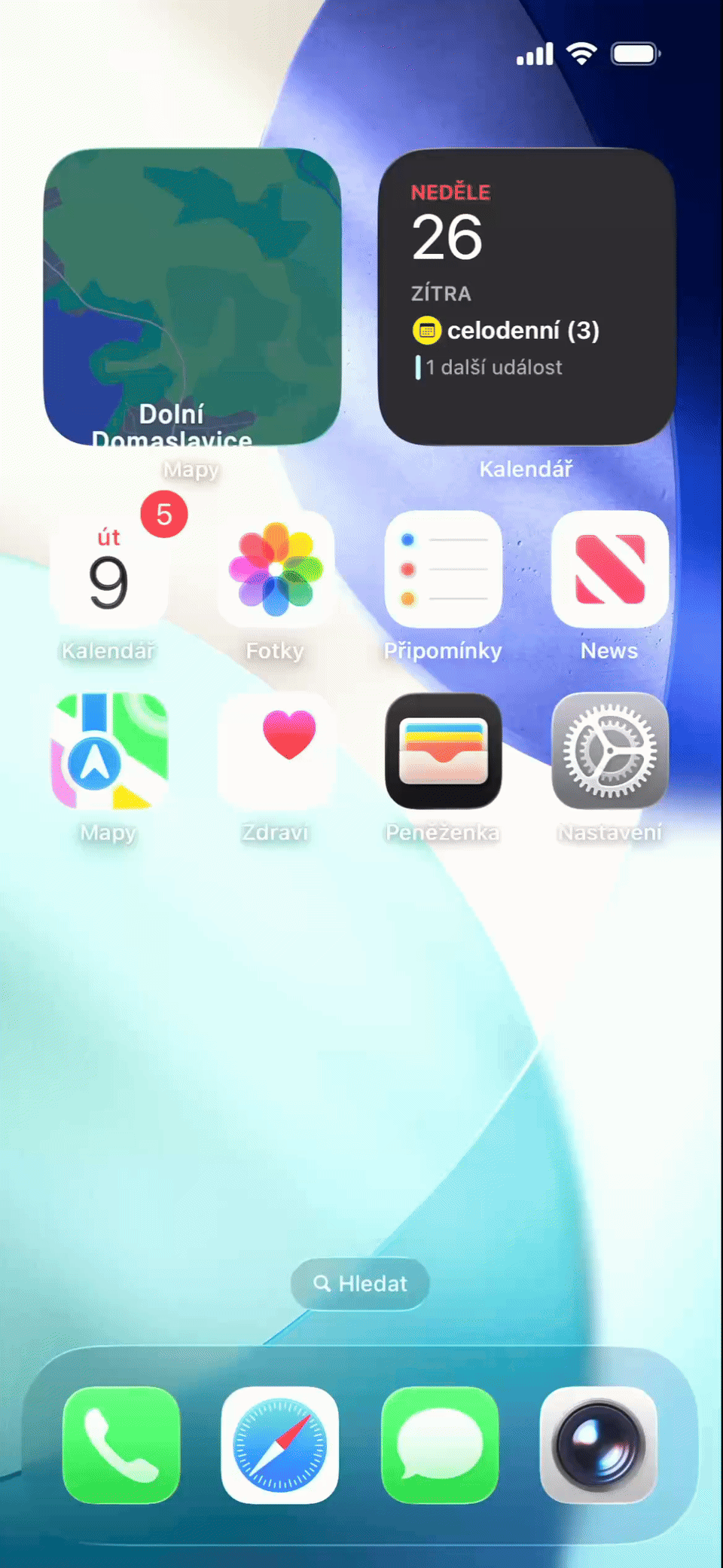 Gesto podržania na iPhone - Základné ovládanie telefónu  - Základné ovládanie telefónu 