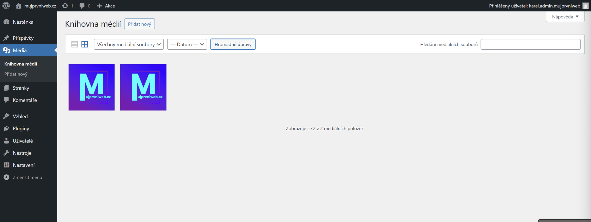 Knižnica médií - WordPress - Základy - WordPress - Základy