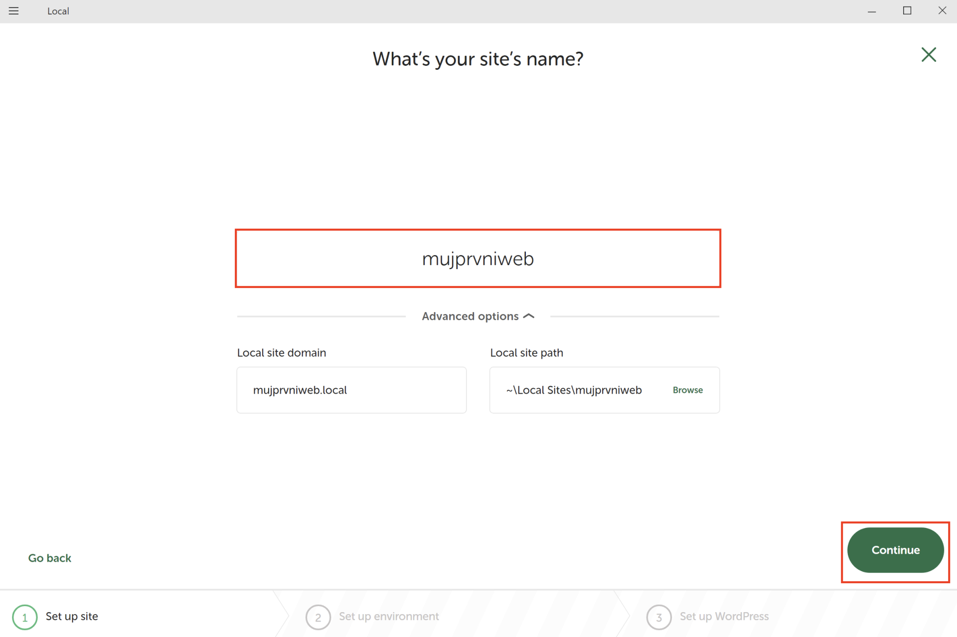 Voľba názvu stránky - WordPress - Základy - WordPress - Základy