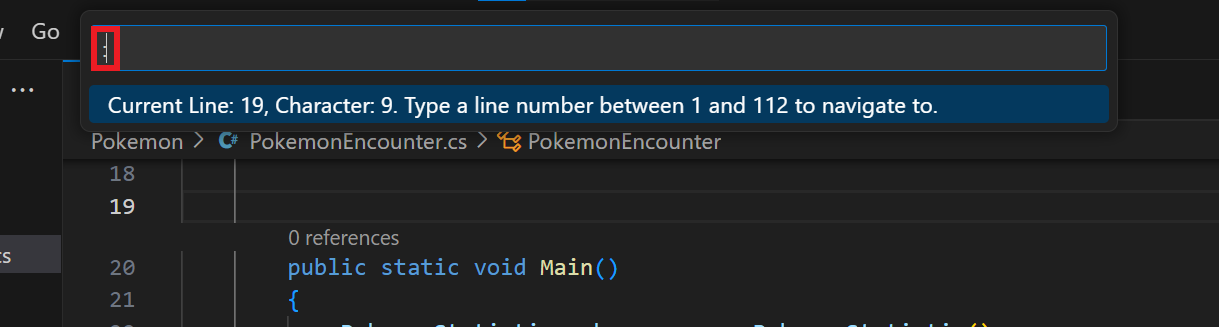 Predpona na vyhľadávanie riadkov - Visual Studio Code - Visual Studio Code