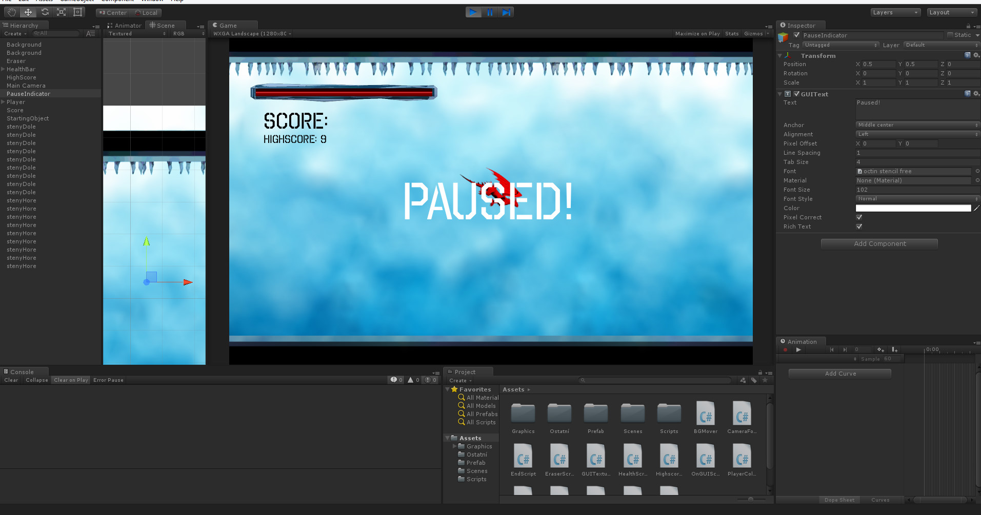 Hra pre Android v Unity 3D - Tvorba 2D arkády pre Android v Unity