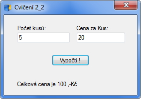 Zdrojákoviště C # .NET - Okenné aplikácie Windows Forms