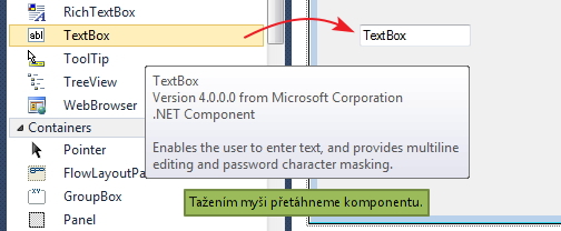 Zdrojákoviště C # .NET - Okenné aplikácie Windows Forms