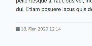 Zobrazenie lokalizovaného času vo výpise článku pomocou knižnice Carbon v Laravel - Laravel framework pre PHP