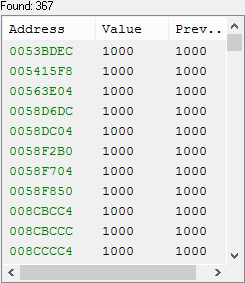 Skenovanie adries v Cheat Engine - Softvér