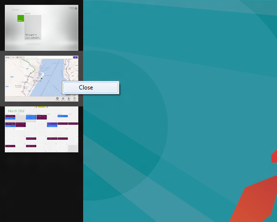Zoznam otvorených aplikácií - História Windows