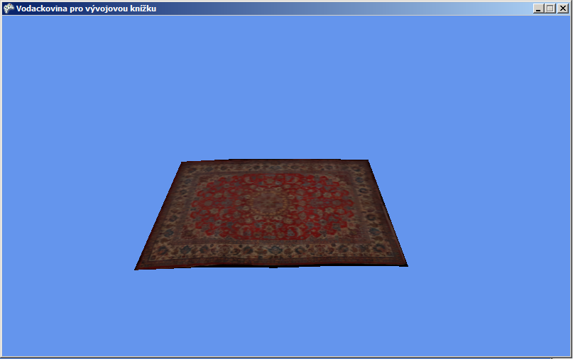 koberec z rozprávky o lietajúcom koberci ako model v XNA - Základy 3D grafiky a tvorba enginu