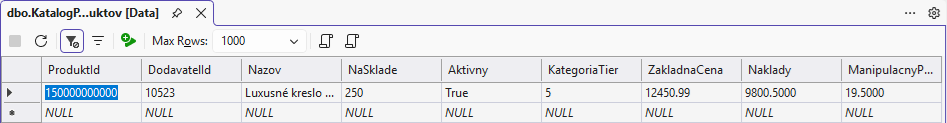 Presné číselné typy - MS-SQL databázy krok za krokom