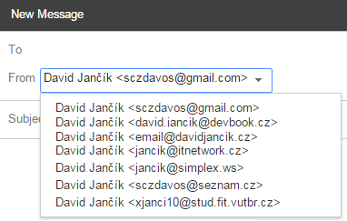 E-mailové aliasy - Softvér