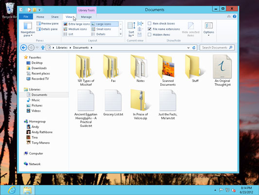 Windows 8 – Desktop aplikácia - História Windows