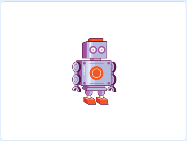 Kostým retro robota namiesto mačičiaka - Scratch