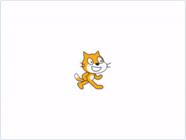 mačičák počíta príklady - Scratch