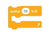 Blok opakuj krát - Scratch