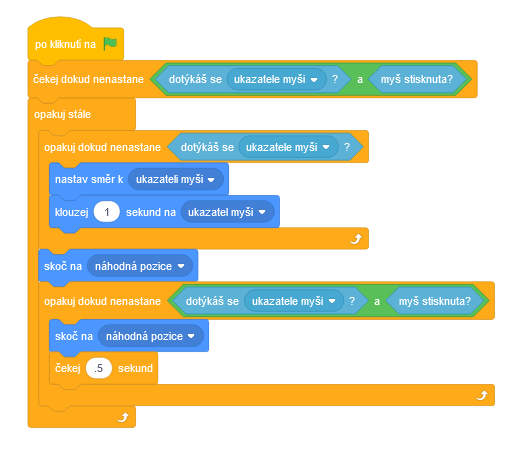 Blok medzi cyklami - Scratch - Scratch