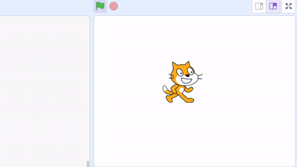 Mačičák zozelenal - Scratch