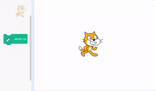 Odtlačok postavy - Scratch - Scratch