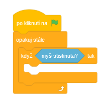 Podmienka v programe  - Scratch - Scratch