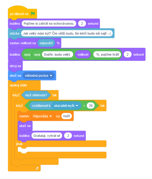 Mačičiaka sme našli - Scratch - Scratch