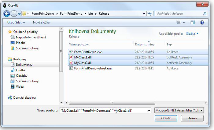 FxCop 1 - Okenné aplikácie v C # .NET vo Windows Forms
