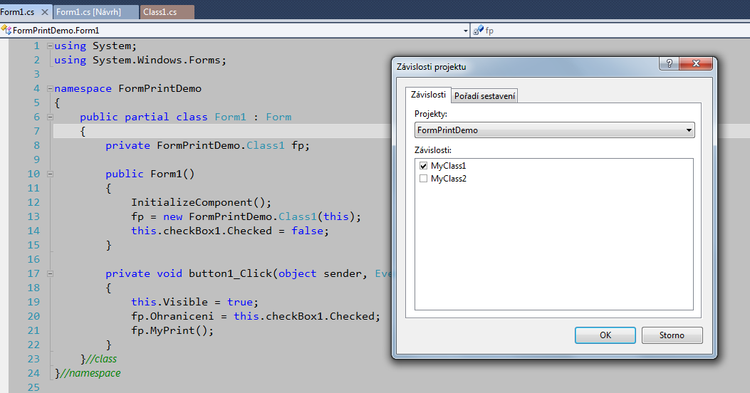 Závislosti nášho exe súboru. - Okenné aplikácie v C # .NET vo Windows Forms