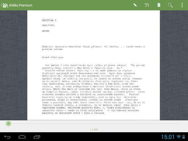 Aldiko pre Android – Jules Verne – Vynález zkázy - Recenzia mobilných telefónov