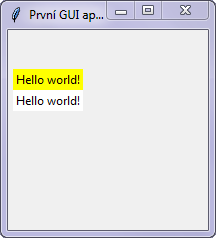 tkinter v Pythone – Ukážka place - Okenné aplikácie v Pythone