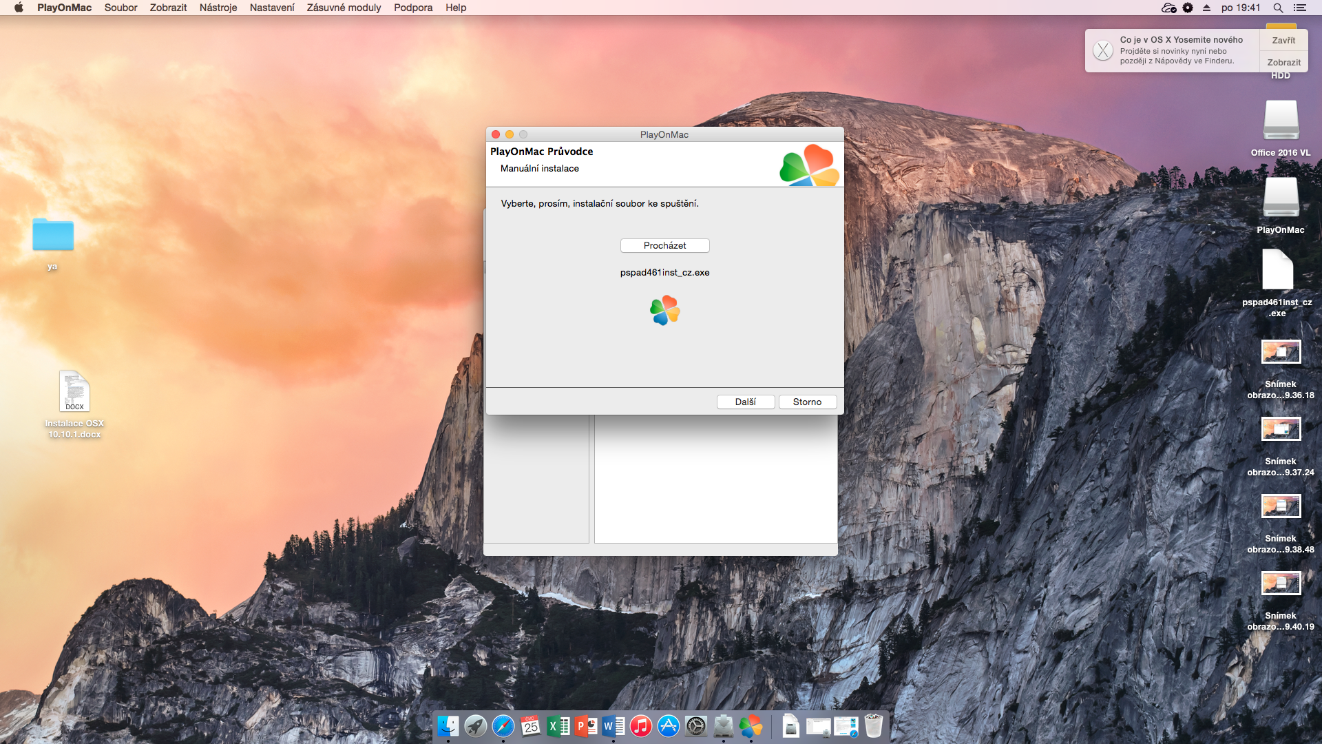 Inštalácia Windows aplikácií na Hackintosh – Výber exe súboru - Softvér